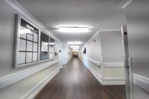 hallway at Concord Post Acute