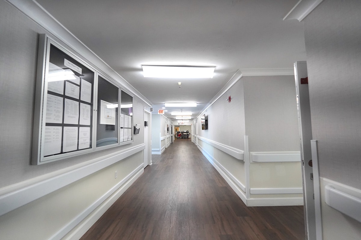 hallway at Concord Post Acute